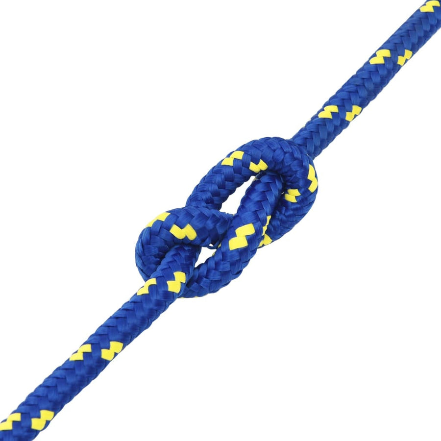 Boottouw 12 mm 100 m polypropeen blauw 12 mm 100 m