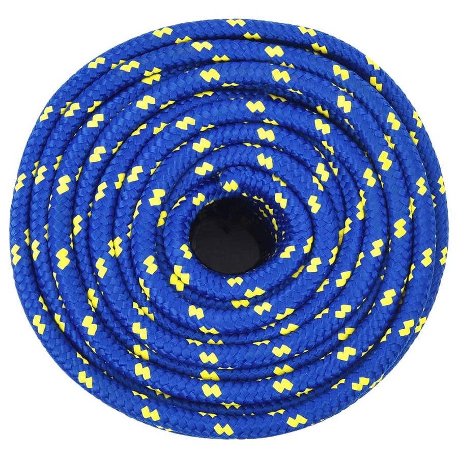 Boottouw 14 mm 25 m polypropeen blauw