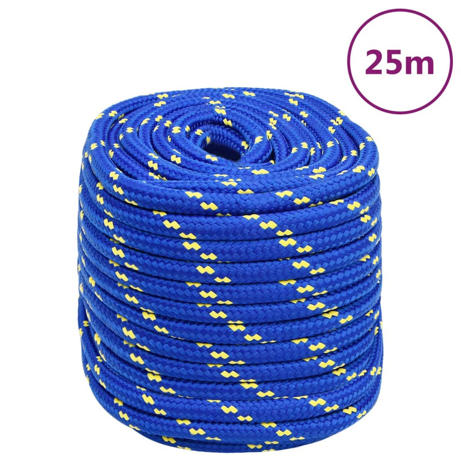 Boottouw 6 Mm Polypropeen Blauw 16 mm 25 m