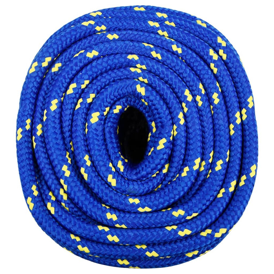 Boottouw 16 mm 100 m polypropeen blauw 16 mm 100 m