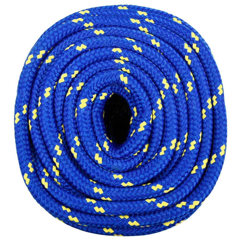 Boottouw 18 mm 25 m polypropeen blauw 18 mm 25 m