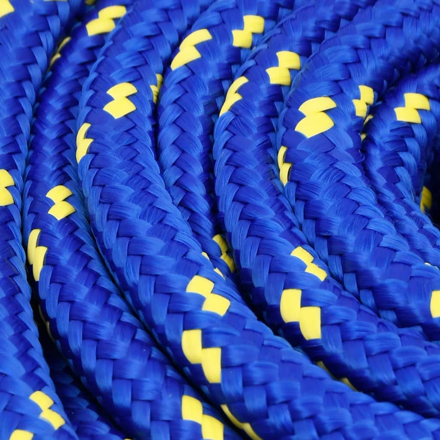 Boottouw 18 mm 100 m polypropeen blauw 18 mm 100 m
