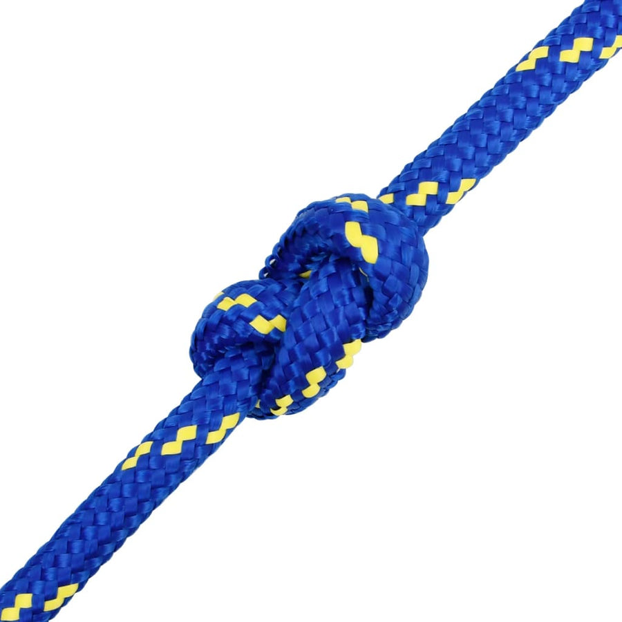 Boottouw 18 mm 100 m polypropeen blauw 18 mm 100 m