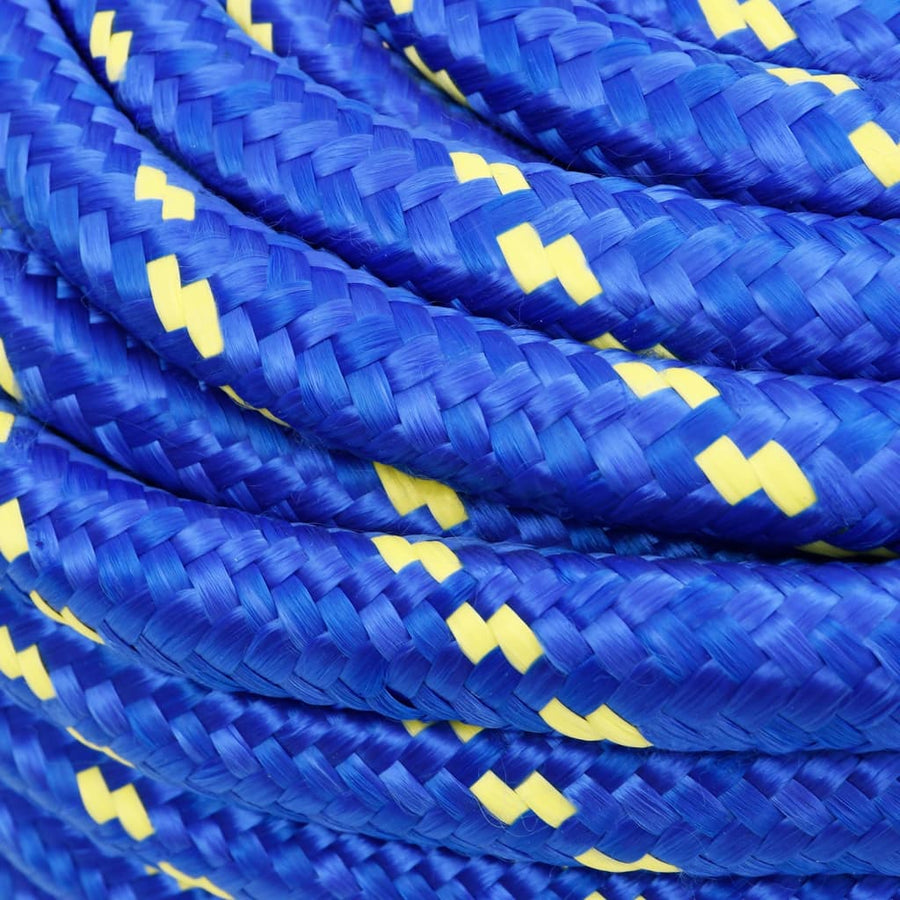 Boottouw 20 mm 25 m polypropeen blauw 20 mm 25 m