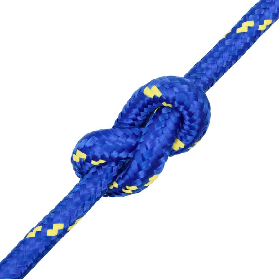 Boottouw 20 mm 25 m polypropeen blauw 20 mm 25 m