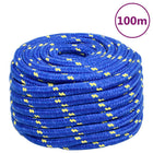 Boat rope 20 mm 100 m polypropylene blue