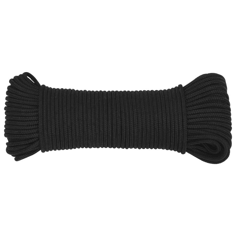 Boottouw Polypropeen Zwart 4 mm 25 m