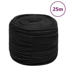 Boottouw 6 Mm 25 M Polypropeen Zwart