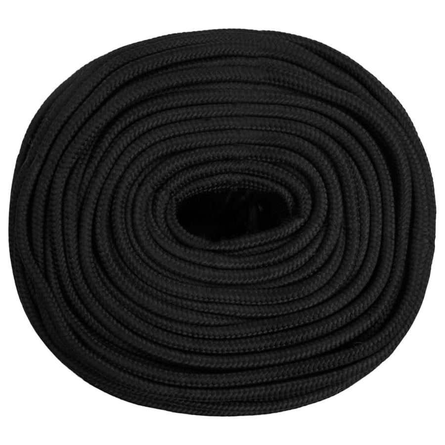 Boottouw 10 mm 25 m polypropeen zwart 10 mm 25 m