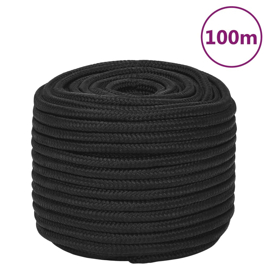 Boottouw 2 Mm 00 M Polypropeen Zwart 12 mm 100 m