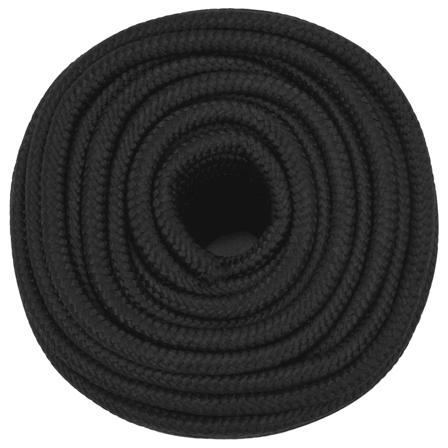 Boottouw Polypropeen Zwart 14 mm 25 m