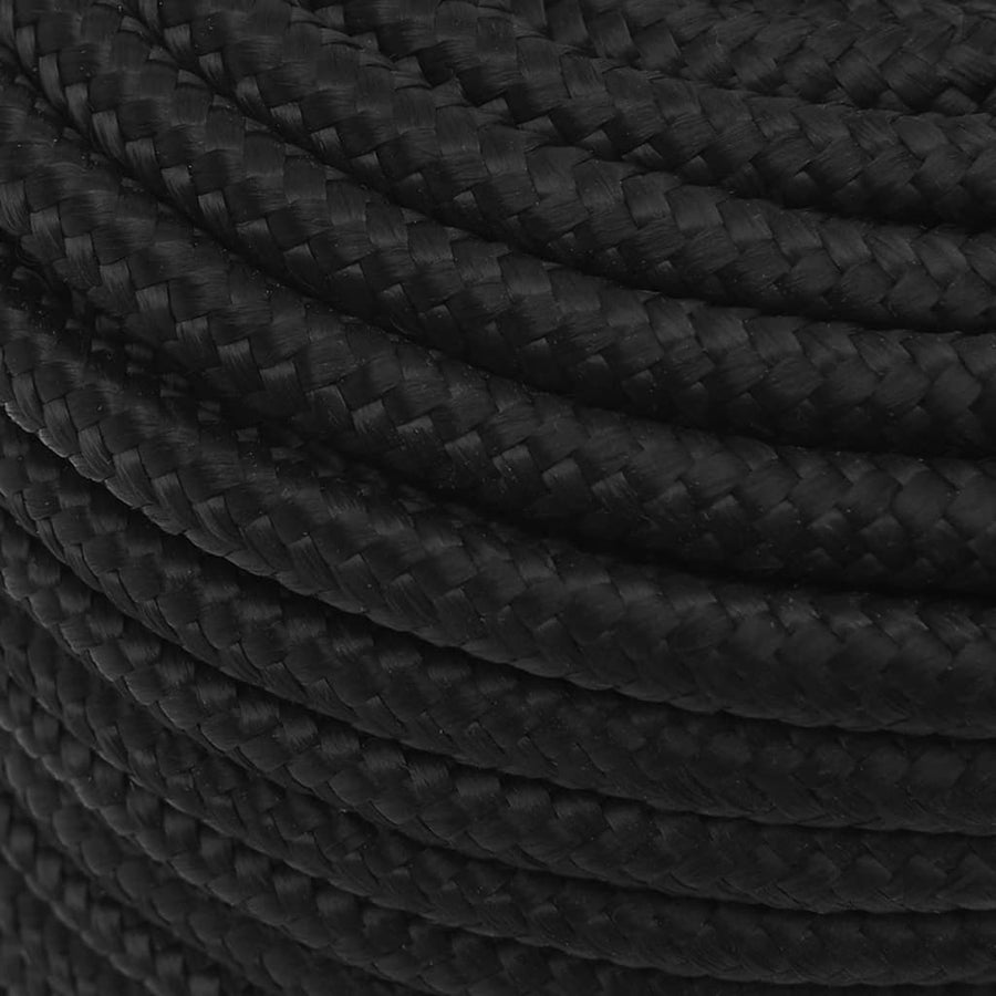 Boottouw Polypropeen Zwart 14 mm 25 m