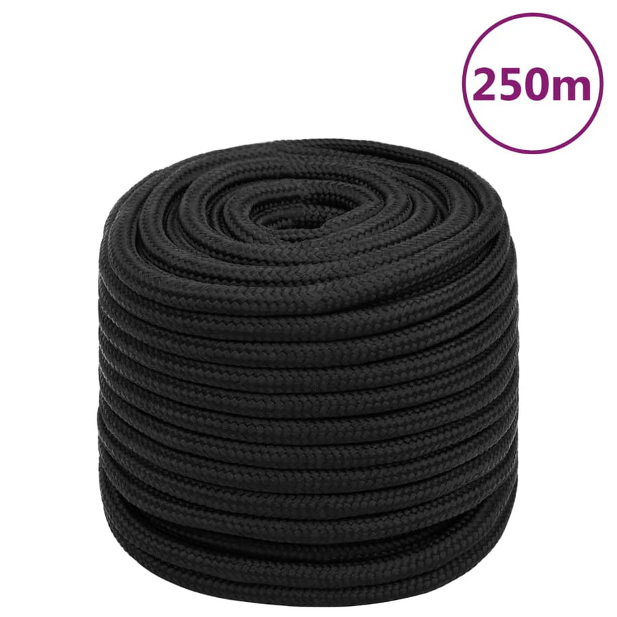 Boottouw 6 Mm Polypropeen Zwart 16 mm 250 m