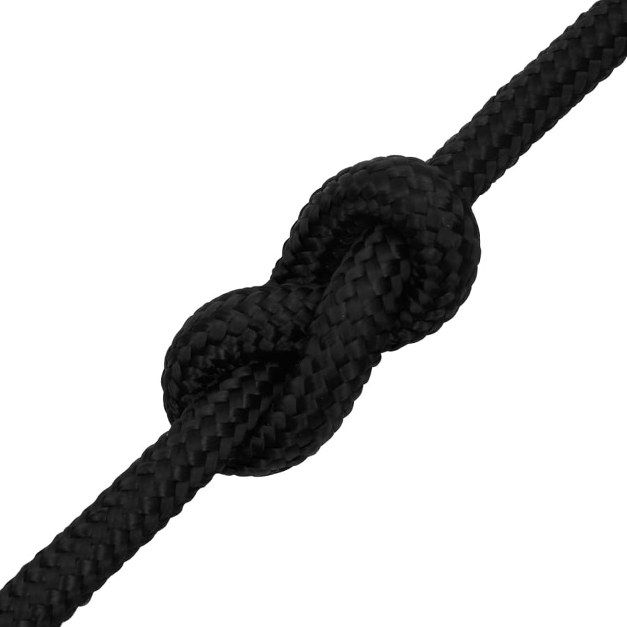 Boottouw 8 Mm 00 M Polypropeen Zwart 18 mm 100 m