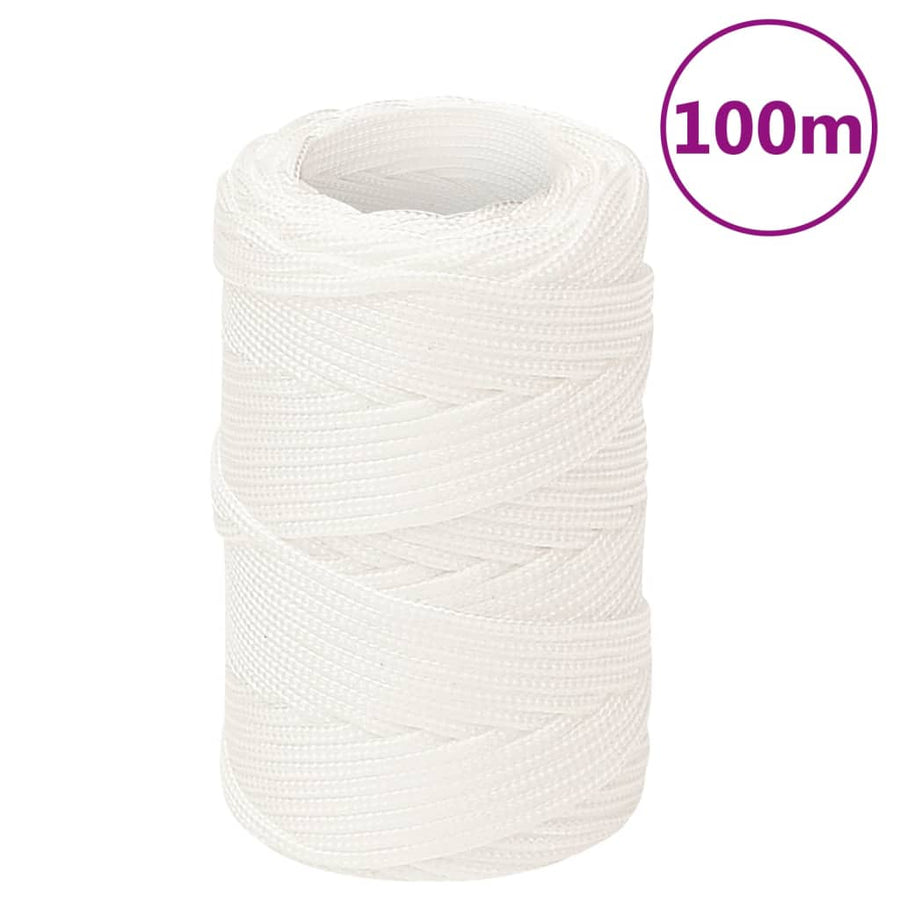 Boottouw 00 M Polypropyleen Vol Wit 2 mm 100 m