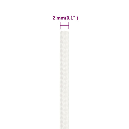 Boottouw 00 M Polypropyleen Vol Wit 2 mm 100 m