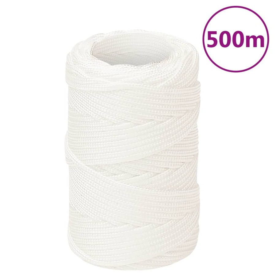 Boottouw Polypropyleen Vol Wit 2 mm 500 m
