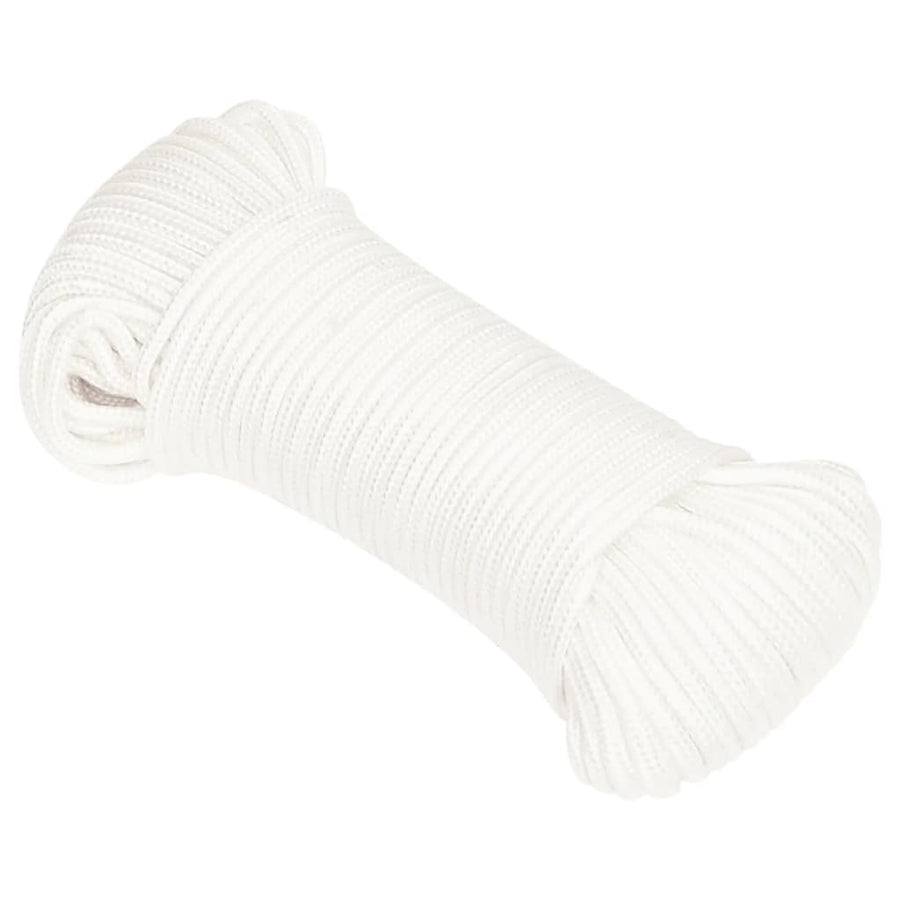 Boottouw Polypropyleen Vol Wit 3 mm 50 m