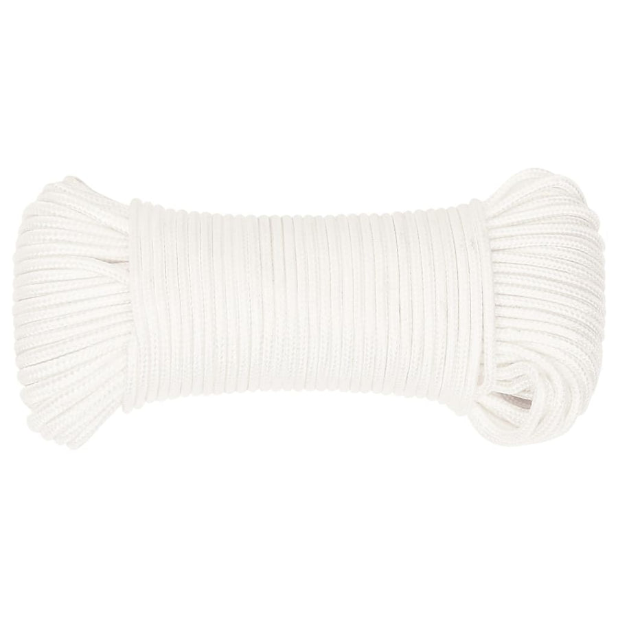 Boottouw Polypropyleen Vol Wit 3 mm 50 m