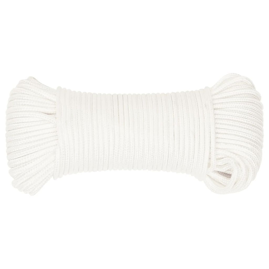 Boottouw 4 mm 25 m polypropyleen volwit