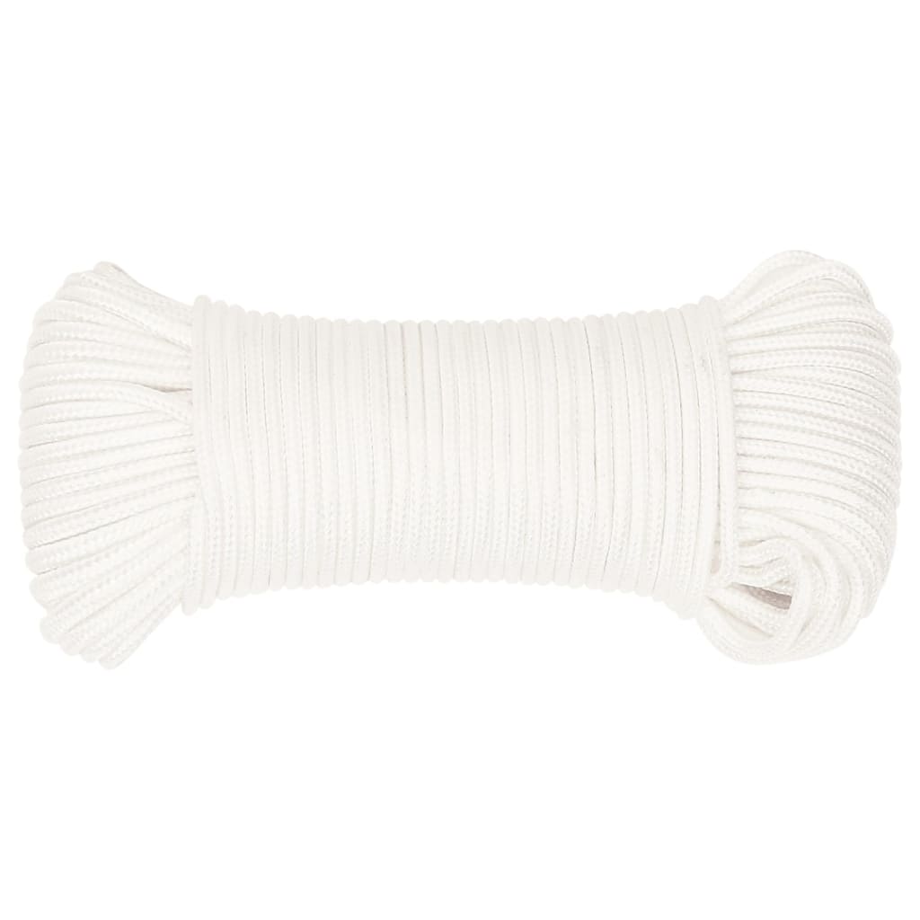 Boottouw Polypropyleen Vol Wit 4 mm 500 m