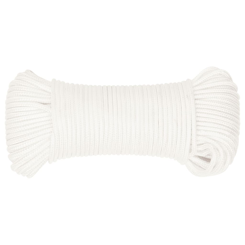 Boottouw 00 M Polypropyleen Vol Wit 5 mm 100 m