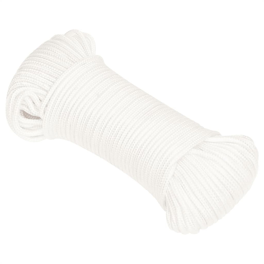 Boottouw Polypropyleen Vol Wit 5 mm 500 m