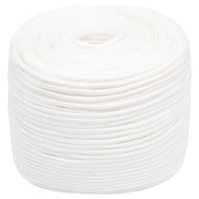 Boottouw Polypropyleen Vol Wit 6 mm 25 m