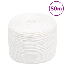 Boottouw Polypropyleen Vol Wit 6 mm 50 m