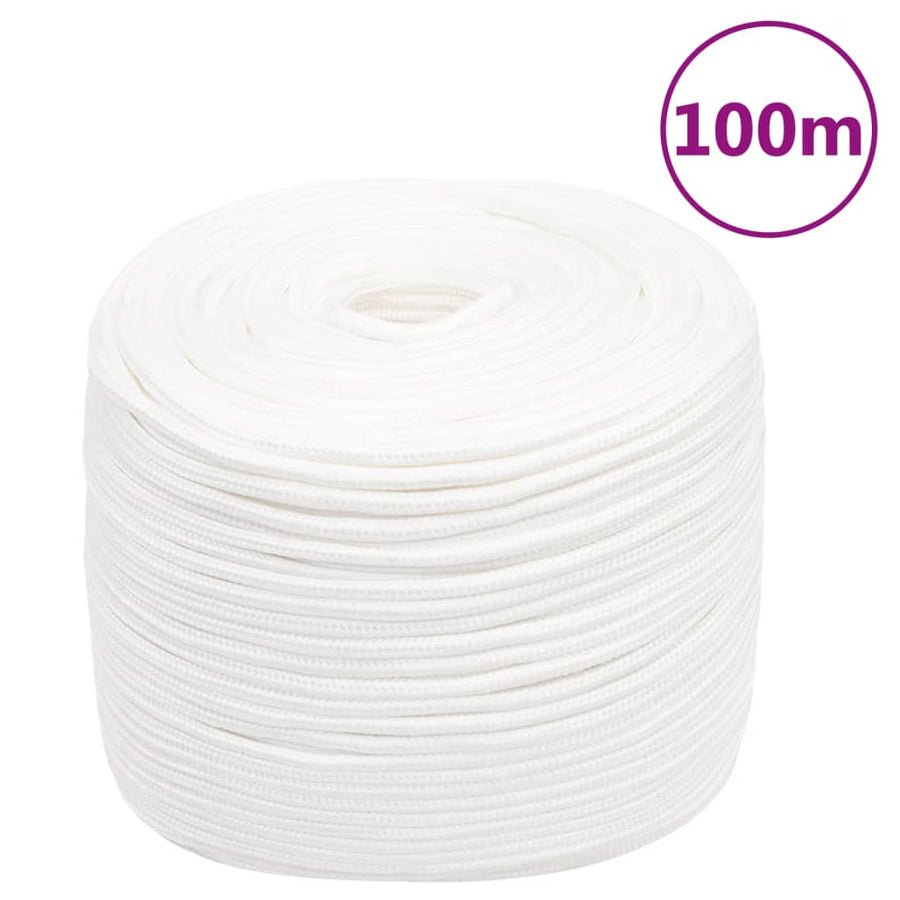 Boottouw 00 M Polypropyleen Vol Wit 6 mm 100 m