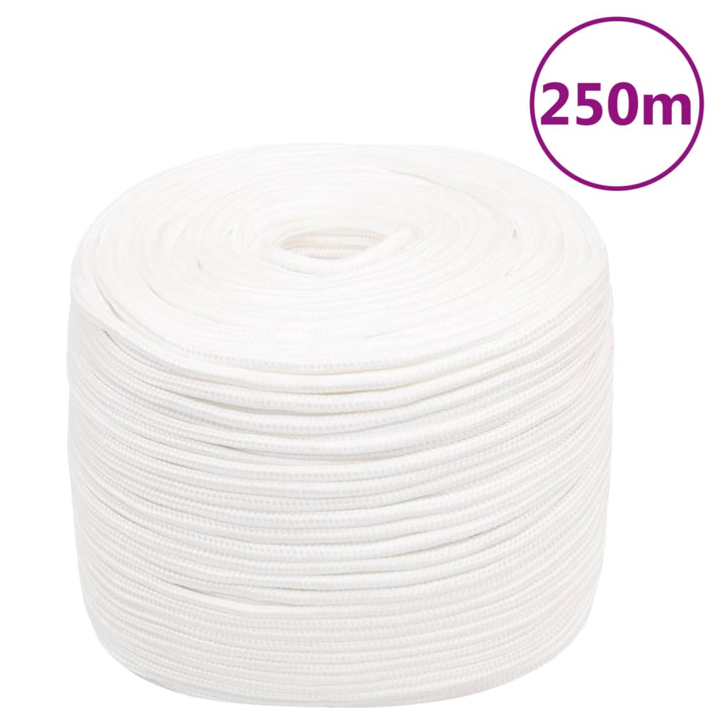 Boottouw 10 mm 250 m polypropyleen volwit 10 mm 250 m