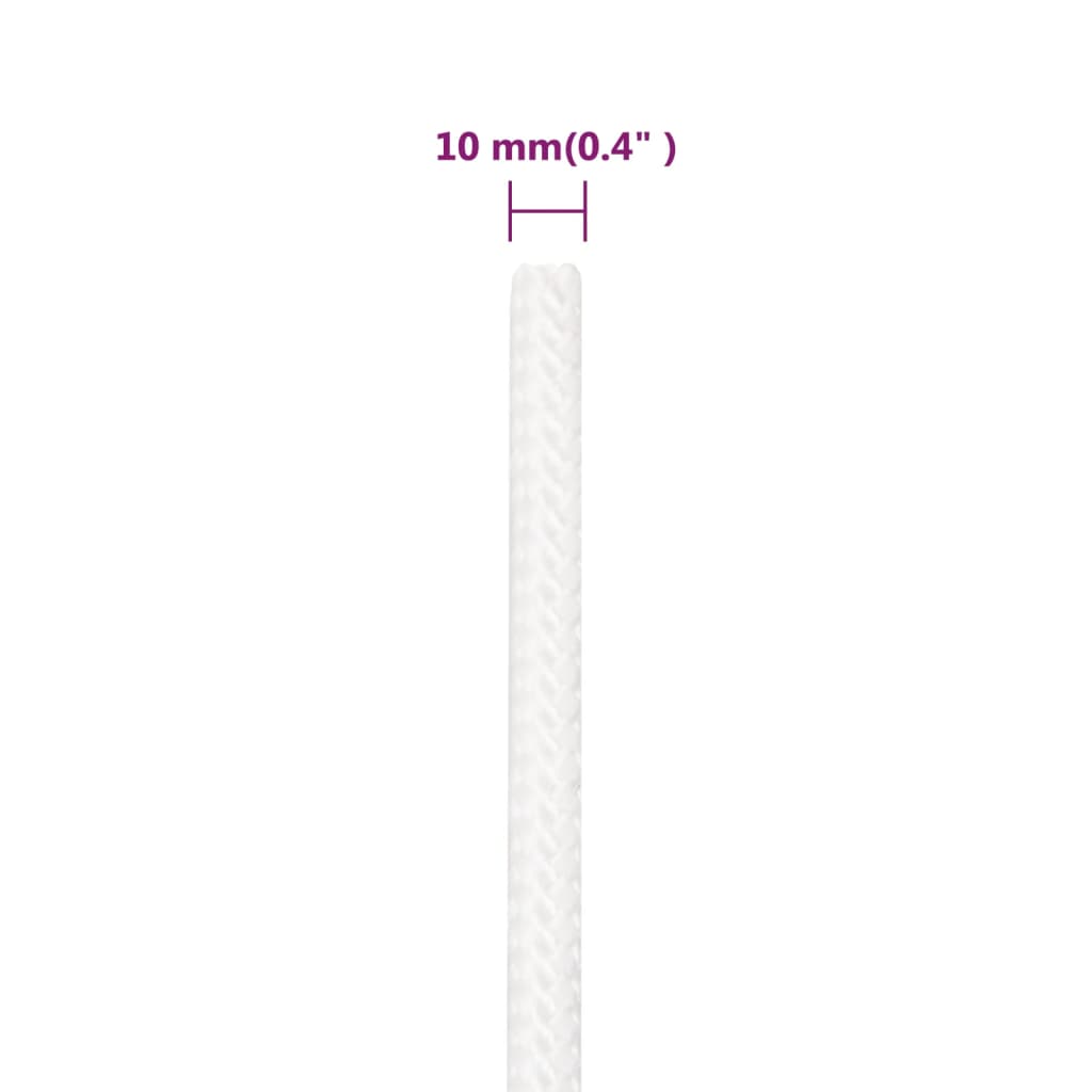 Boottouw 10 mm 250 m polypropyleen volwit 10 mm 250 m