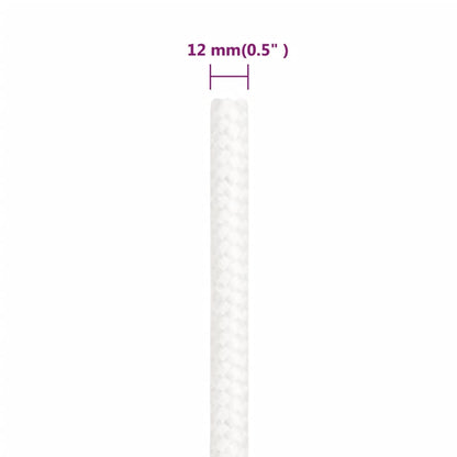 Boottouw 2 Mm Polypropyleen Vol Wit 12 mm 25 m