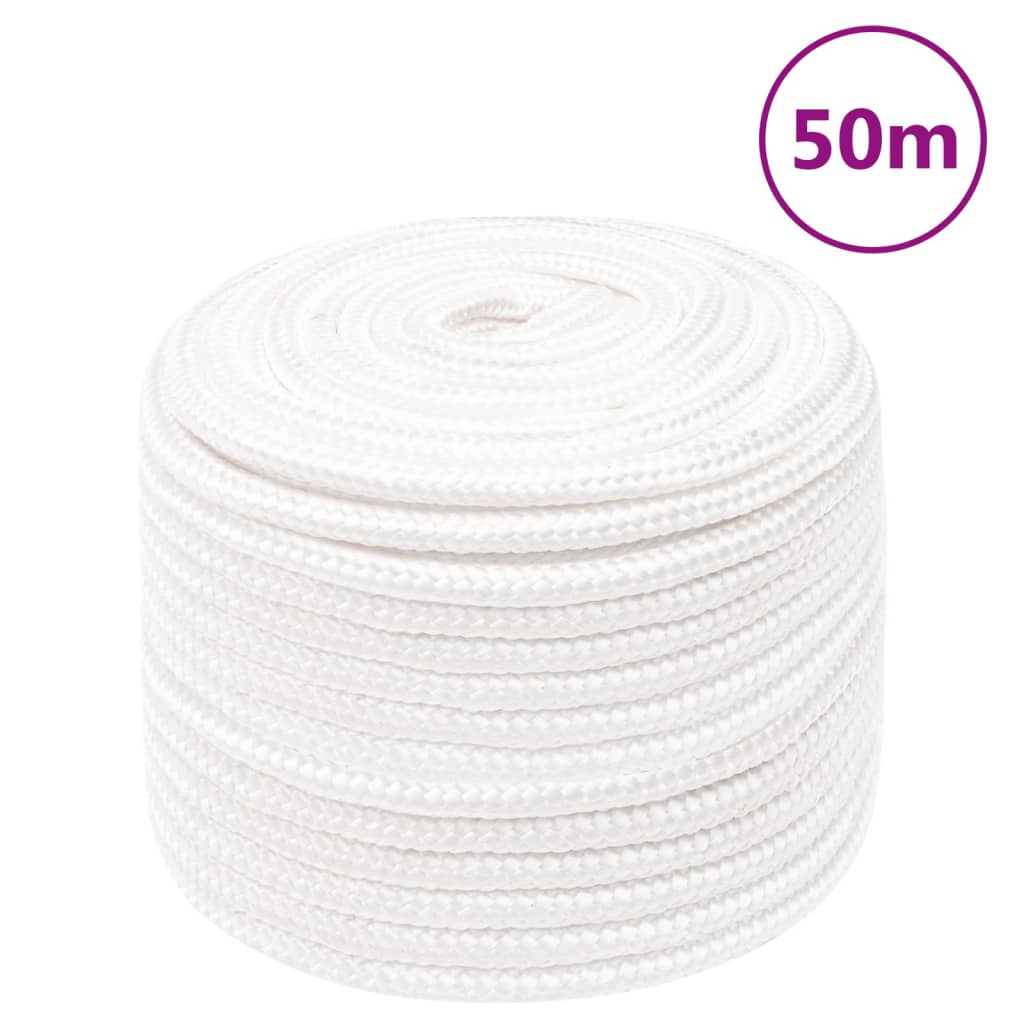Boottouw 2 Mm Polypropyleen Vol Wit 12 mm 50 m