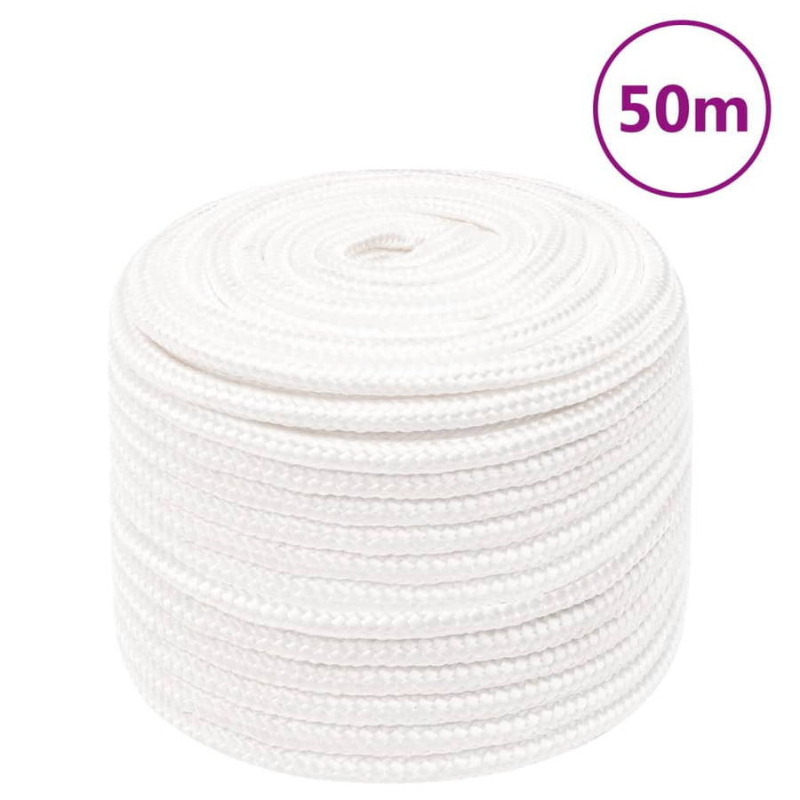 Boottouw 2 Mm Polypropyleen Vol Wit 12 mm 50 m