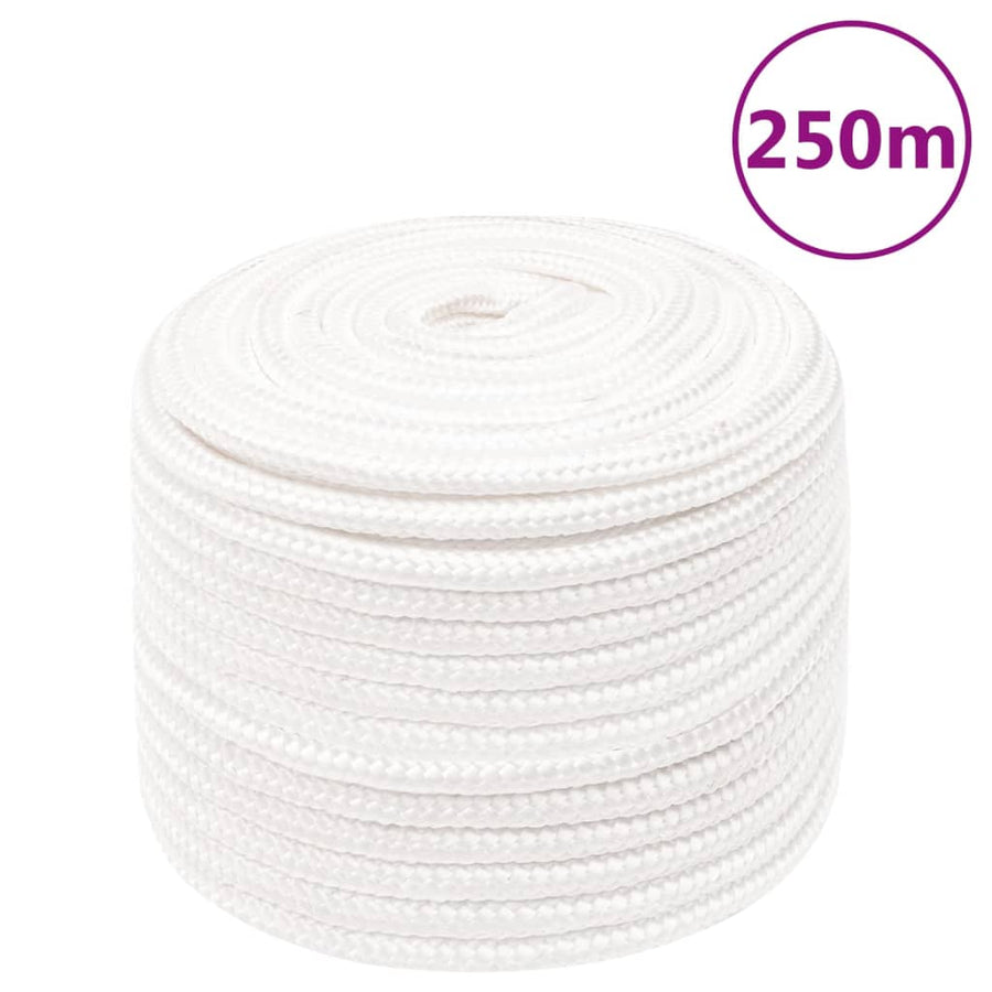 Boottouw 2 Mm Polypropyleen Vol Wit 12 mm 250 m