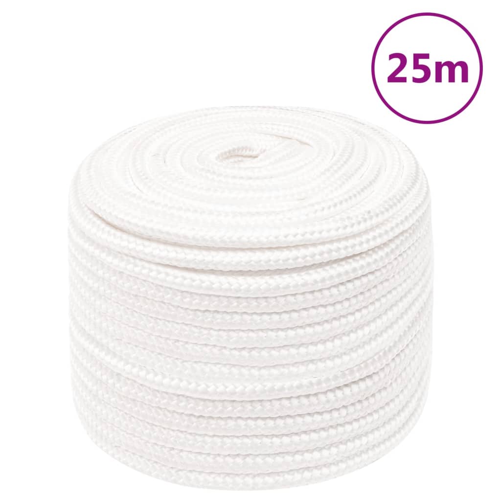 Boottouw 4 Mm Polypropyleen Vol Wit 14 mm 25 m