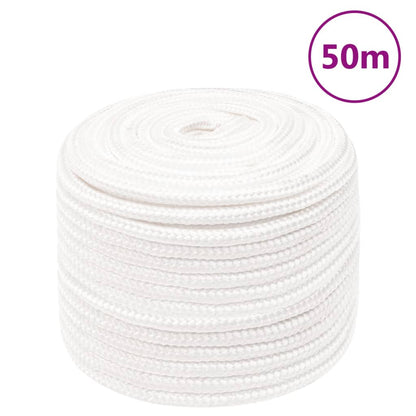 Boottouw 4 Mm Polypropyleen Vol Wit 14 mm 50 m