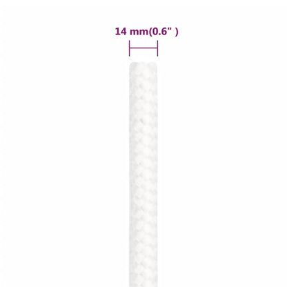Boottouw 4 Mm Polypropyleen Vol Wit 14 mm 250 m