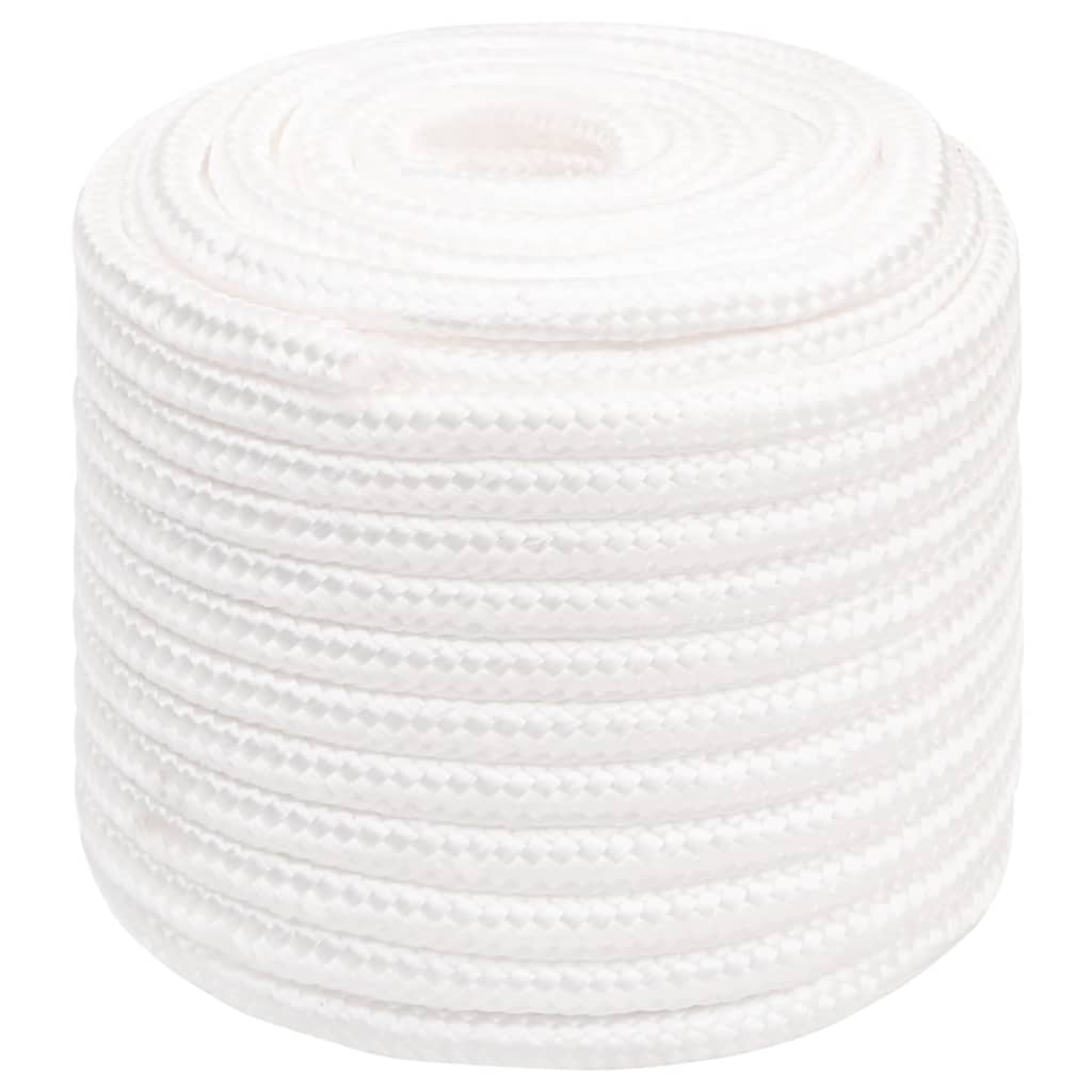 Boottouw 8 Mm Polypropyleen Vol Wit 18 mm 25 m
