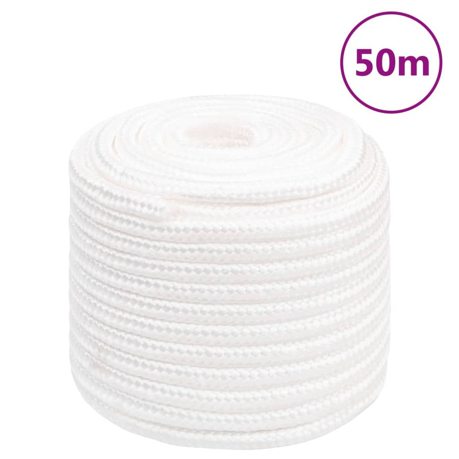 Boottouw 18 Mm 50 M Polypropyleen Volwit Wit