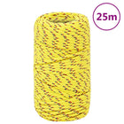Boat rope 2 mm 25 m polypropylene yellow