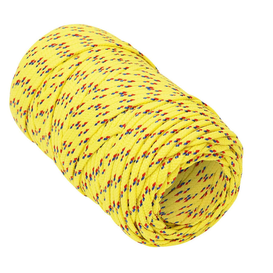 Boottouw 2 mm 100 m polypropyleen geel 2 mm 100 m