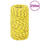 Boat rope 2 mm 250 m polypropylene yellow