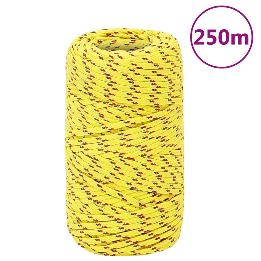 Boottouw Polypropyleen Geel 2 mm 250 m