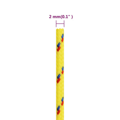 Boottouw Polypropyleen Geel 2 mm 500 m
