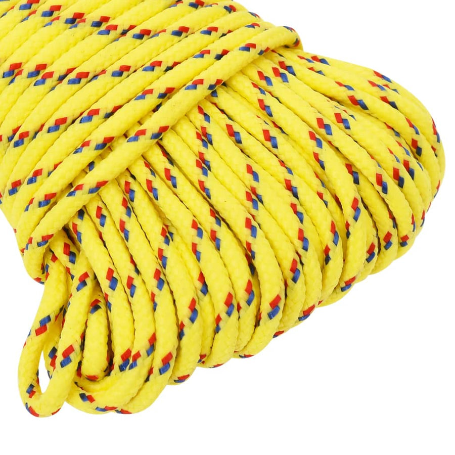 Boottouw Polypropyleen Geel 4 mm 25 m