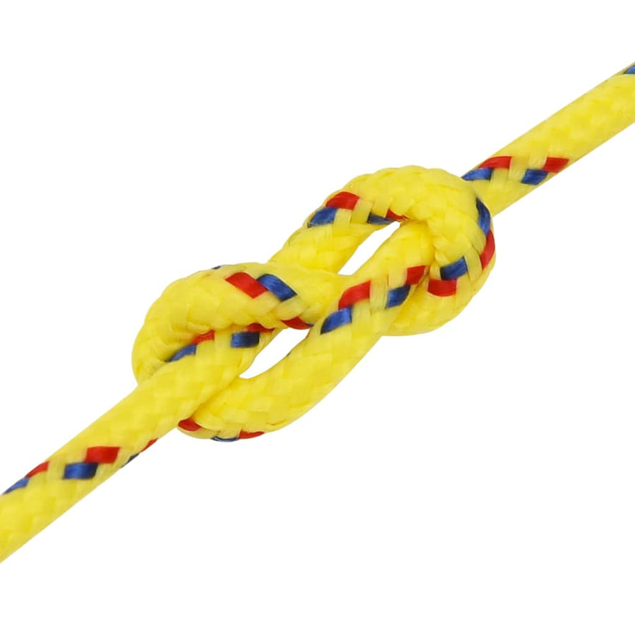 Boottouw Polypropyleen Geel 4 mm 25 m