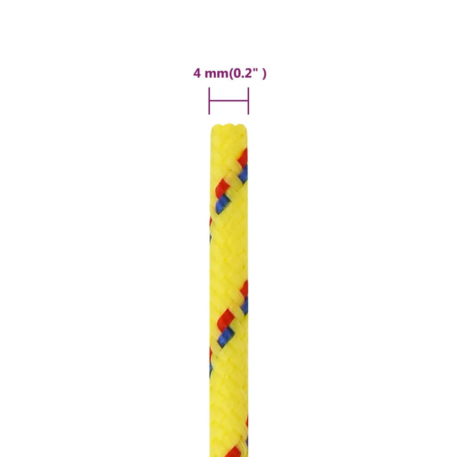Boottouw Polypropyleen Geel 4 mm 50 m