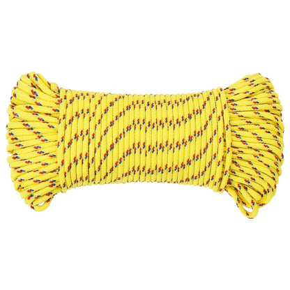 Boottouw 4 Mm 100 M Polypropyleen Geel